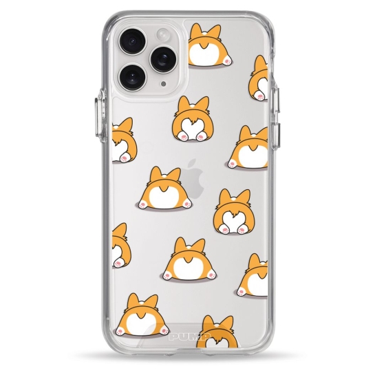 Чохол Pump Transparency Silver Button Case для iPhone 11 Pro Corgi Dog - ціна, характеристики, відгуки, розстрочка, фото 1
