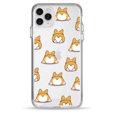 Чехол Pump Transparency Silver Button Case for iPhone 11 Pro Max Corgi Dog - цена, характеристики, отзывы, рассрочка, фото 1