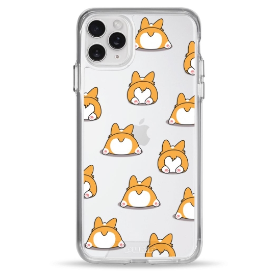 Чехол Pump Transparency Silver Button Case for iPhone 11 Pro Max Corgi Dog - цена, характеристики, отзывы, рассрочка, фото 1