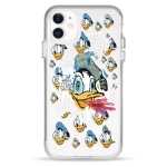 Чохол Pump Transparency Silver Button Case для iPhone 11 Donald Duck