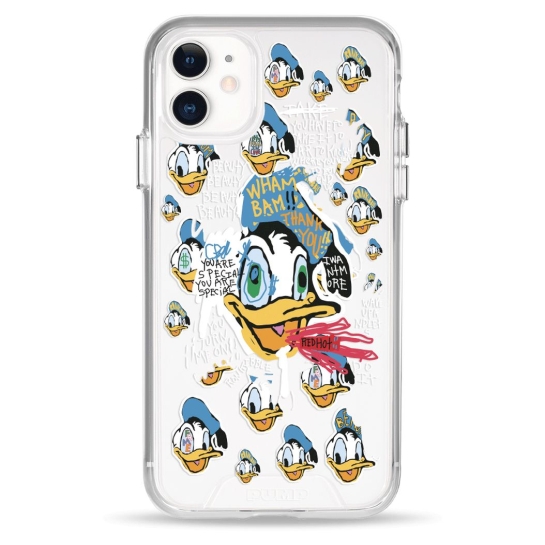 Чехол Pump Transparency Silver Button Case for iPhone 11 Donald Duck - цена, характеристики, отзывы, рассрочка, фото 1