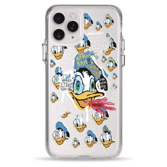 Чохол Pump Transparency Silver Button Case для iPhone 11 Pro Donald Duck - ціна, характеристики, відгуки, розстрочка, фото 1