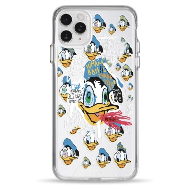 Чохол Pump Transparency Silver Button Case для iPhone 11 Pro Max Donald Duck - цена, характеристики, отзывы, рассрочка, фото 1