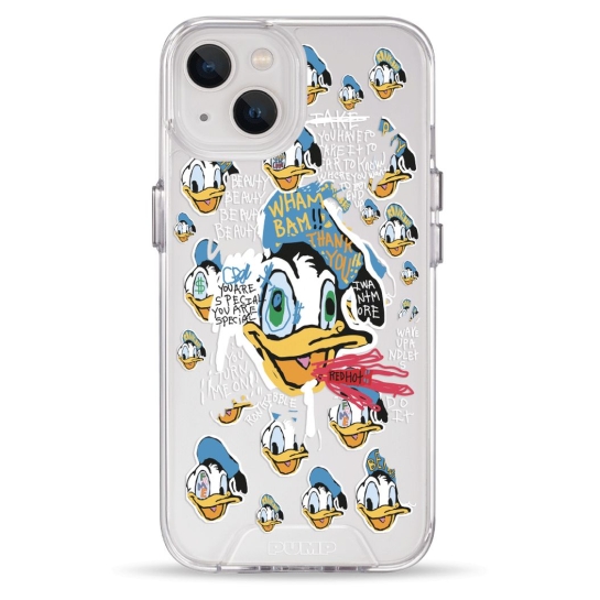 Чохол Pump Transparency Silver Button Case для iPhone 13 Donald Duck - ціна, характеристики, відгуки, розстрочка, фото 1