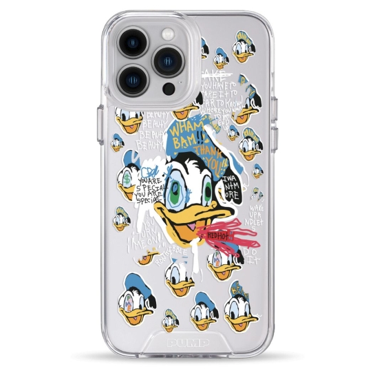 Чехол Pump Transparency Silver Button Case for iPhone 13 Pro Max Donald Duck - цена, характеристики, отзывы, рассрочка, фото 1