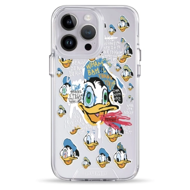 Чехол Pump Transparency Silver Button Case for iPhone 14 Pro Max Donald Duck - цена, характеристики, отзывы, рассрочка, фото 1