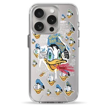 Чехол Pump Transparency Silver Button Case for iPhone 15 Pro Donald Duck - цена, характеристики, отзывы, рассрочка, фото 1