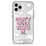 Чехол Pump Transparency Silver Button Case for iPhone 11 Pro Don't Over Think It