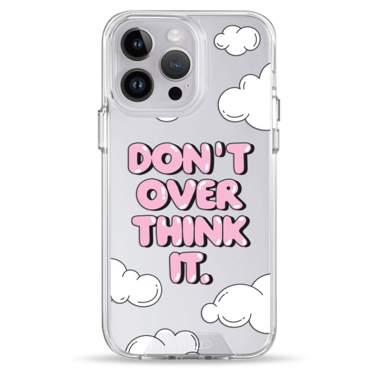 Чохол Pump Transparency Silver Button Case для iPhone 14 Pro Don