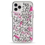 Чохол Pump Transparency Silver Button Case for iPhone 11 Pro F#ck