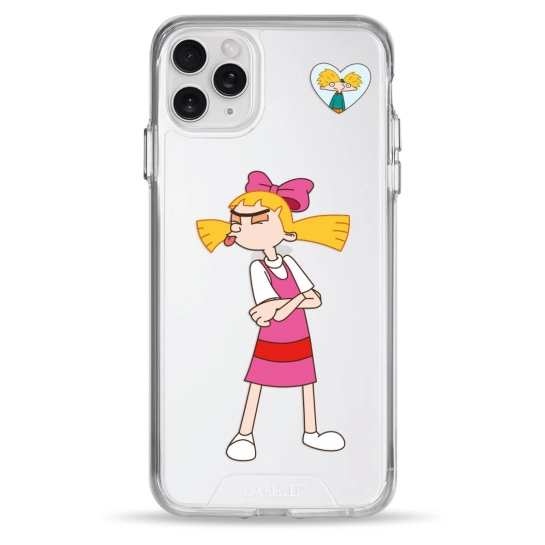 Чохол Pump Transparency Silver Button Case для iPhone 11 Pro Max Hey Arnold!