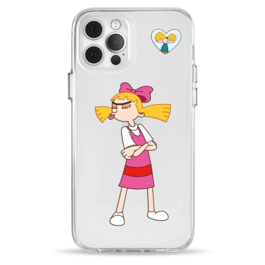 Чехол Pump Transparency Silver Button Case for iPhone 12/12 Pro Hey Arnold!