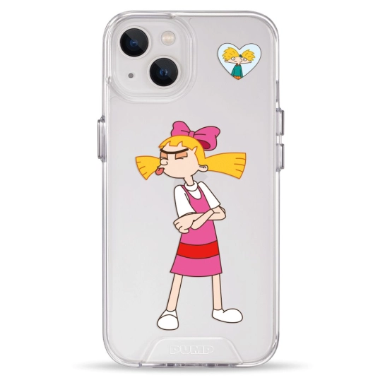Чехол Pump Transparency Silver Button Case for iPhone 13 Hey Arnold!