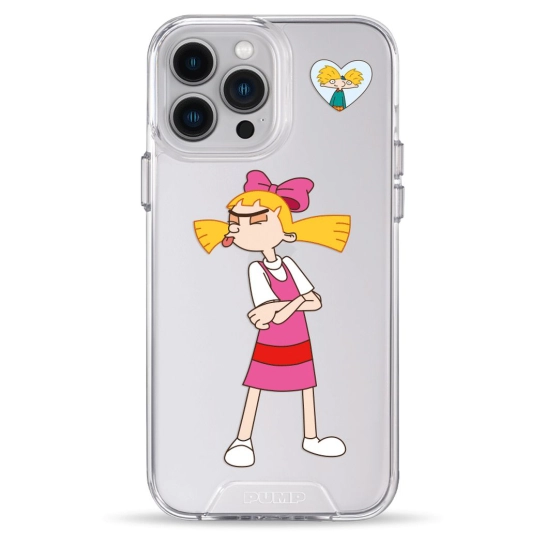 Чохол Pump Transparency Silver Button Case для iPhone 13 Pro Max Hey Arnold!
