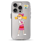 Чехол Pump Transparency Silver Button Case for iPhone 15 Pro Hey Arnold!