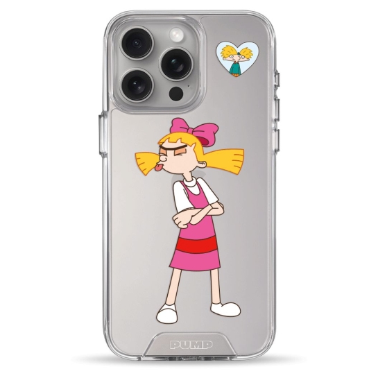 Чехол Pump Transparency Silver Button Case for iPhone 15 Pro Max Hey Arnold! - цена, характеристики, отзывы, рассрочка, фото 1
