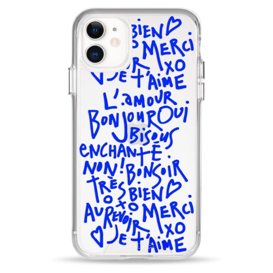 Чехол Pump Transparency Silver Button Case for iPhone 11 Bonjour L