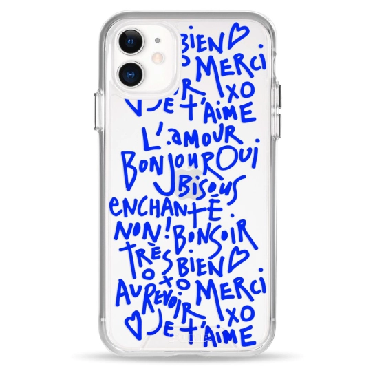 Чохол Pump Transparency Silver Button Case для iPhone 11 Bonjour L