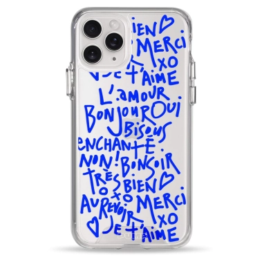 Чехол Pump Transparency Silver Button Case for iPhone 11 Pro Bonjour L'amour - цена, характеристики, отзывы, рассрочка, фото 1