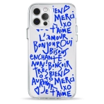 Чохол Pump Transparency Silver Button Case для iPhone 12/12 Pro Bonjour L'amour