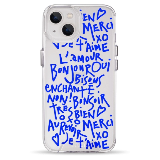 Чохол Pump Transparency Silver Button Case для iPhone 13 Bonjour L