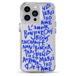 Чохол Pump Transparency Silver Button Case для iPhone 13 Pro Bonjour L'amour