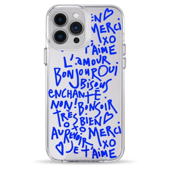 Чехол Pump Transparency Silver Button Case for iPhone 13 Pro Max Bonjour L