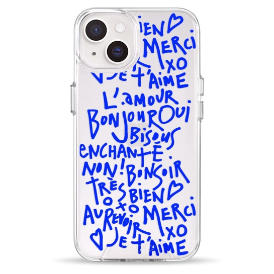 Чохол Pump Transparency Silver Button Case для iPhone 14 Bonjour L