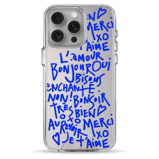 Чохол Pump Transparency Silver Button Case для iPhone 15 Pro Max Bonjour L