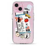Чохол Pump Transparency Silver Button Case для iPhone 15 New York
