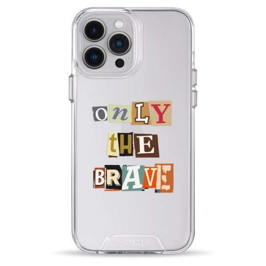 Чехол Pump Transparency Silver Button Case for iPhone 13 Pro Max Only The Brave - цена, характеристики, отзывы, рассрочка, фото 1
