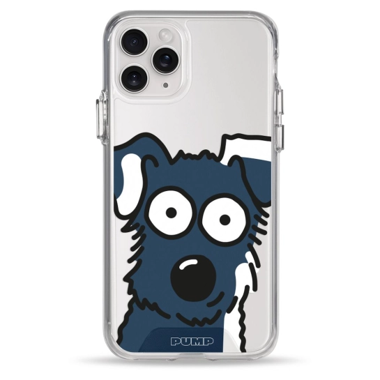 Чохол Pump Transparency Silver Button Case для iPhone 11 Pro Dog Selfie