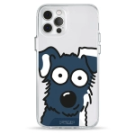 Чохол Pump Transparency Silver Button Case для iPhone 12/12 Pro Dog Selfie