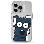 Чехол Pump Transparency Silver Button Case for iPhone 13 Pro Dog Selfie