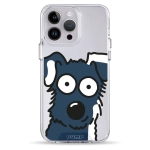 Чехол Pump Transparency Silver Button Case for iPhone 14 Pro Max Dog Selfie
