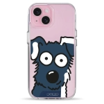 Чохол Pump Transparency Silver Button Case для iPhone 15 Dog Selfie