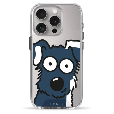 Чехол Pump Transparency Silver Button Case for iPhone 15 Pro Dog Selfie - цена, характеристики, отзывы, рассрочка, фото 1