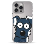Чохол Pump Transparency Silver Button Case для iPhone 15 Pro Max Dog Selfie