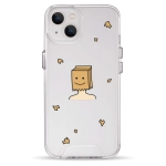 Чохол Pump Transparency Silver Button Case для iPhone 13 Paper Bag On Head