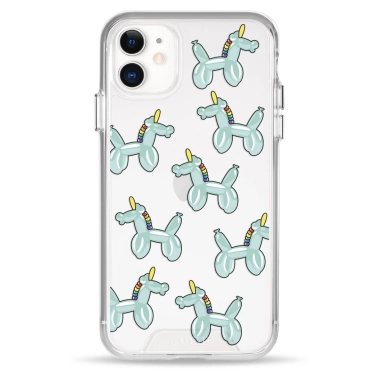 Чохол Pump Transparency Silver Button Case для iPhone 11 Unicorn Balloon - цена, характеристики, отзывы, рассрочка, фото 1