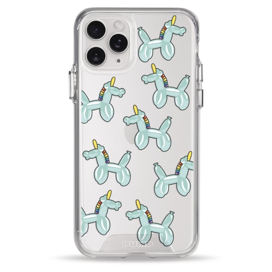 Чохол Pump Transparency Silver Button Case для iPhone 11 Pro Unicorn Balloon - ціна, характеристики, відгуки, розстрочка, фото 1