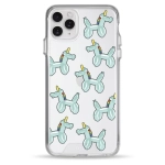 Чехол Pump Transparency Silver Button Case for iPhone 11 Pro Max Unicorn Balloon