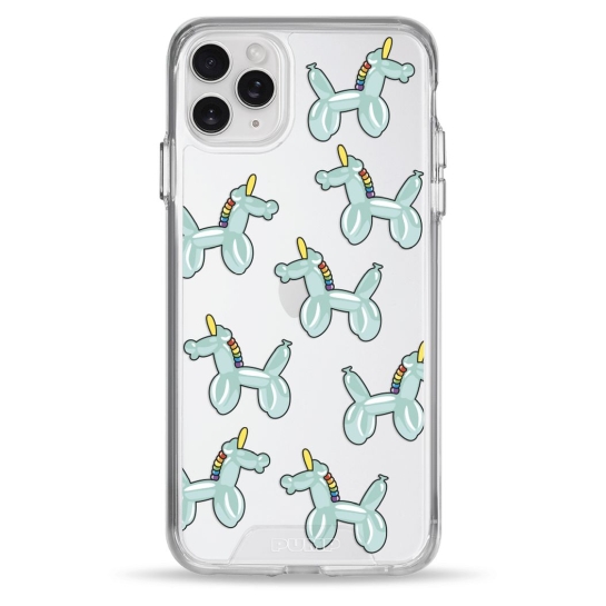 Чехол Pump Transparency Silver Button Case for iPhone 11 Pro Max Unicorn Balloon - цена, характеристики, отзывы, рассрочка, фото 1