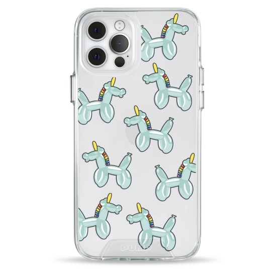 Чохол Pump Transparency Silver Button Case для iPhone 12/12 Pro Unicorn Balloon - ціна, характеристики, відгуки, розстрочка, фото 1
