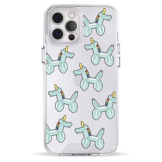 Чохол Pump Transparency Silver Button Case для iPhone 12 Pro Max Unicorn Balloon - ціна, характеристики, відгуки, розстрочка, фото 1