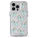 Чохол Pump Transparency Silver Button Case для iPhone 13 Pro Unicorn Balloon
