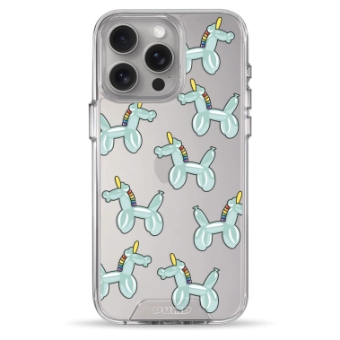 Чохол Pump Transparency Silver Button Case для iPhone 15 Pro Max Unicorn Balloon - цена, характеристики, отзывы, рассрочка, фото 1