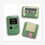 Стикерпак Pump Green Retro