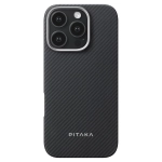 Чохол Pitaka Ultra-Slim Case Classic Twill 600D Black/Grey for iPhone 16 Pro