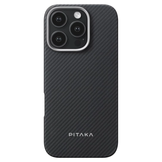 Чохол Pitaka Ultra-Slim Case Classic Twill 600D Black/Grey for iPhone 16 Pro